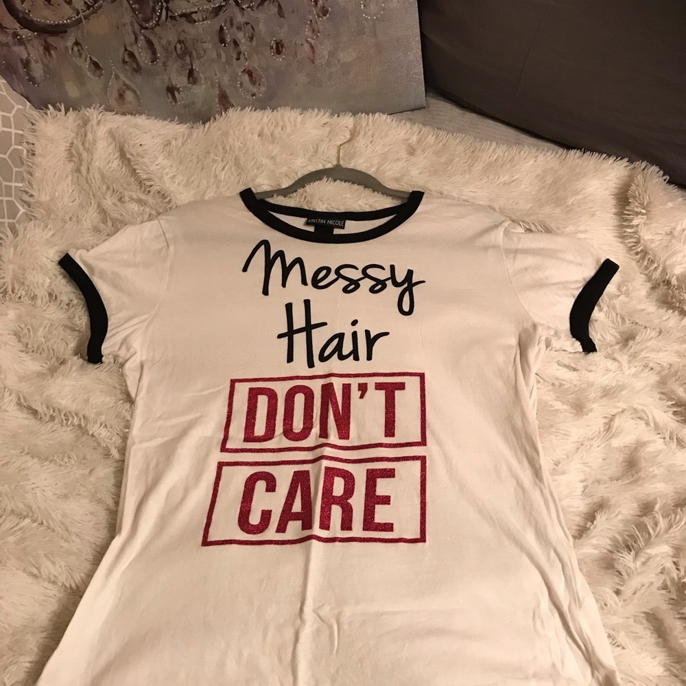 🍭Messy Hair Don’t Care Tee
